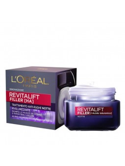 L’Oréal Paris Revitalift Filler + Acido Ialuronico anti-rughe rivolumizzante profondo Notte